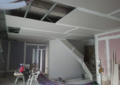 mise en place faux plafond